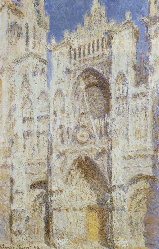 Claude Monet The sun of the main entrance of the Rouen Cathedral china oil painting image